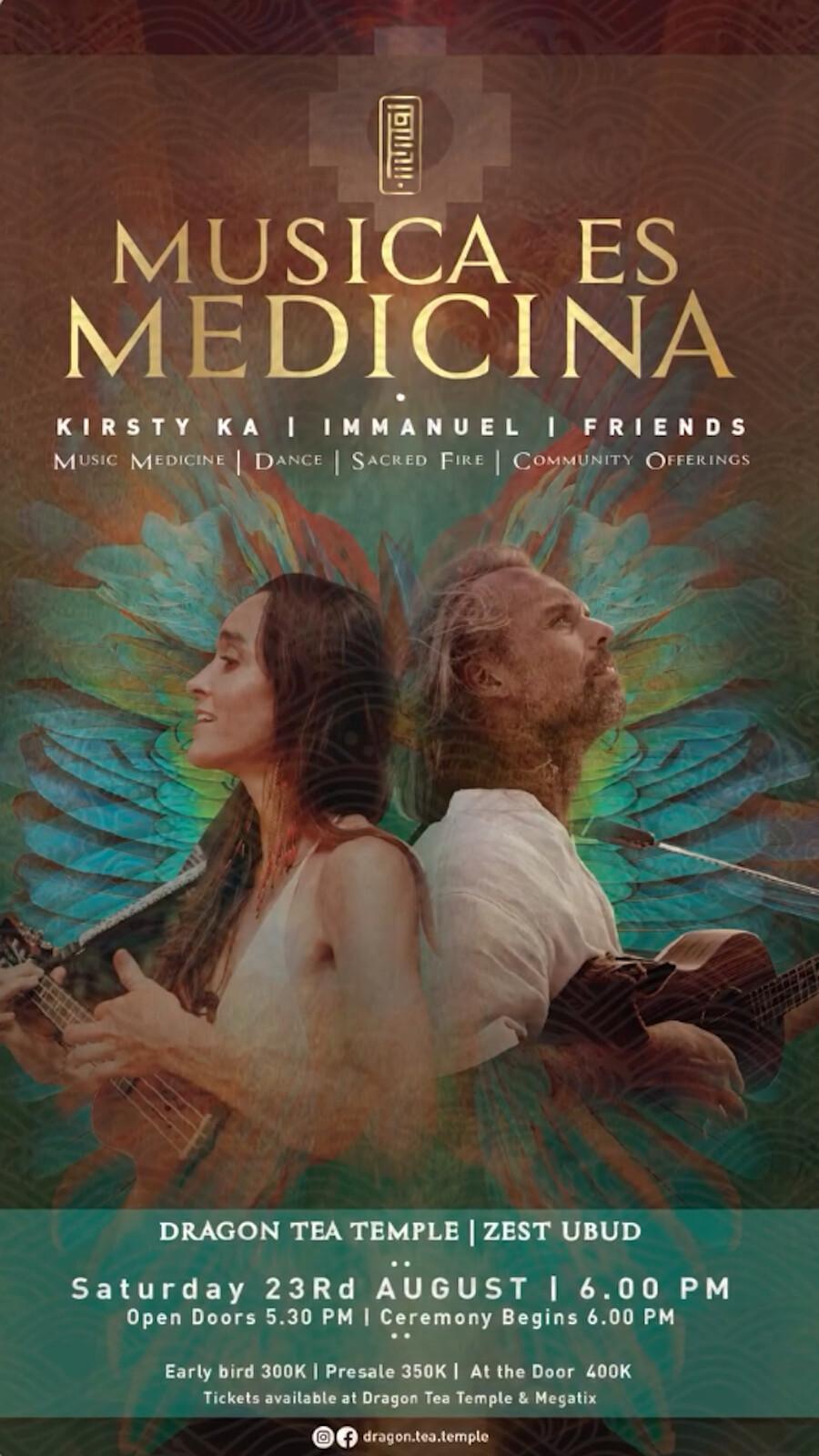 Musica Es Medecina at Dragon Tea Temple