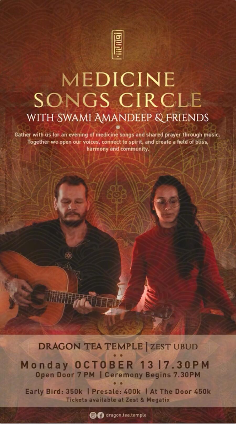 Medicine Songs Circle at Dragon Tea Temple