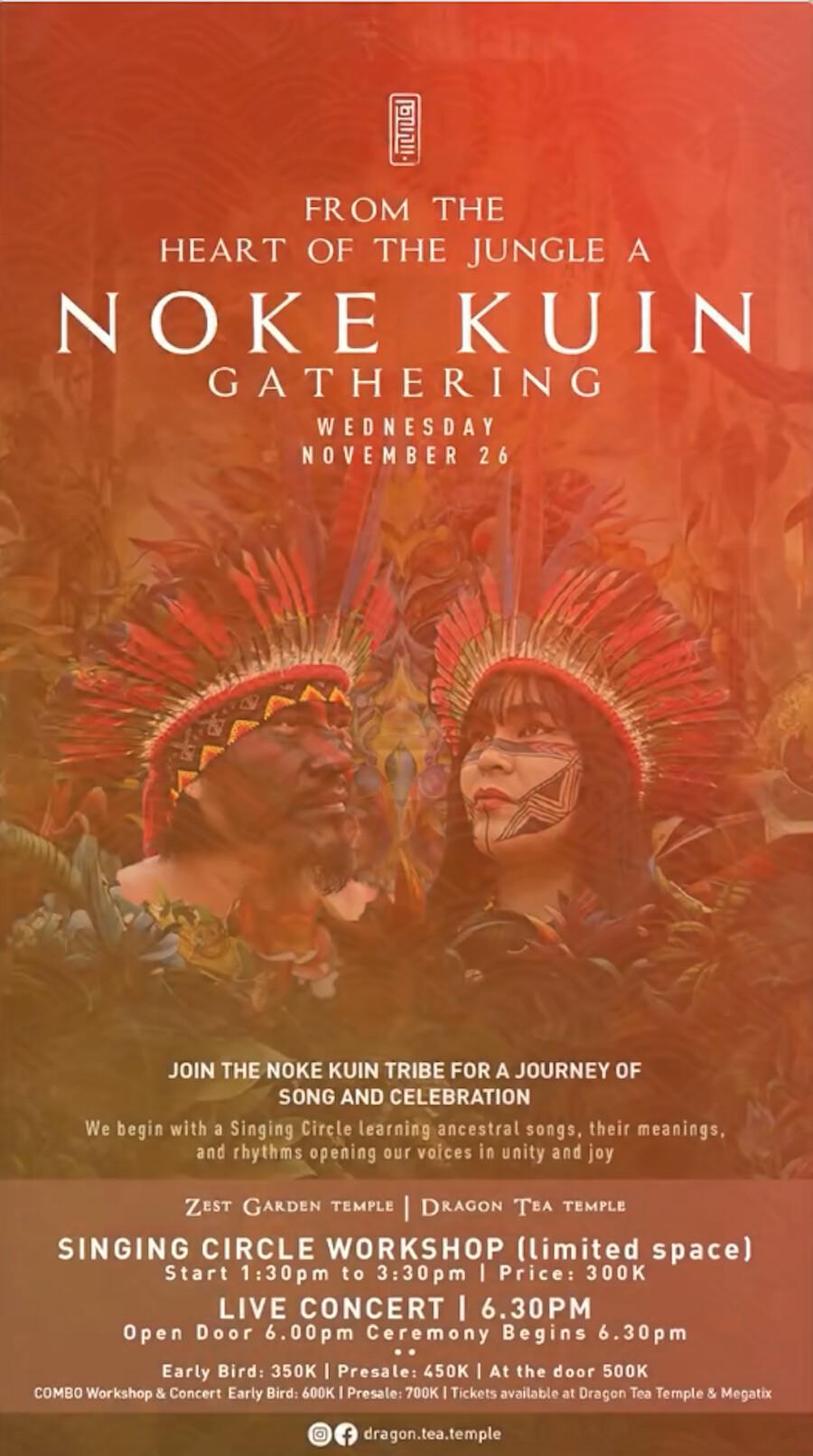 A Noke Kuin Gathering at Dragon Tea Temple