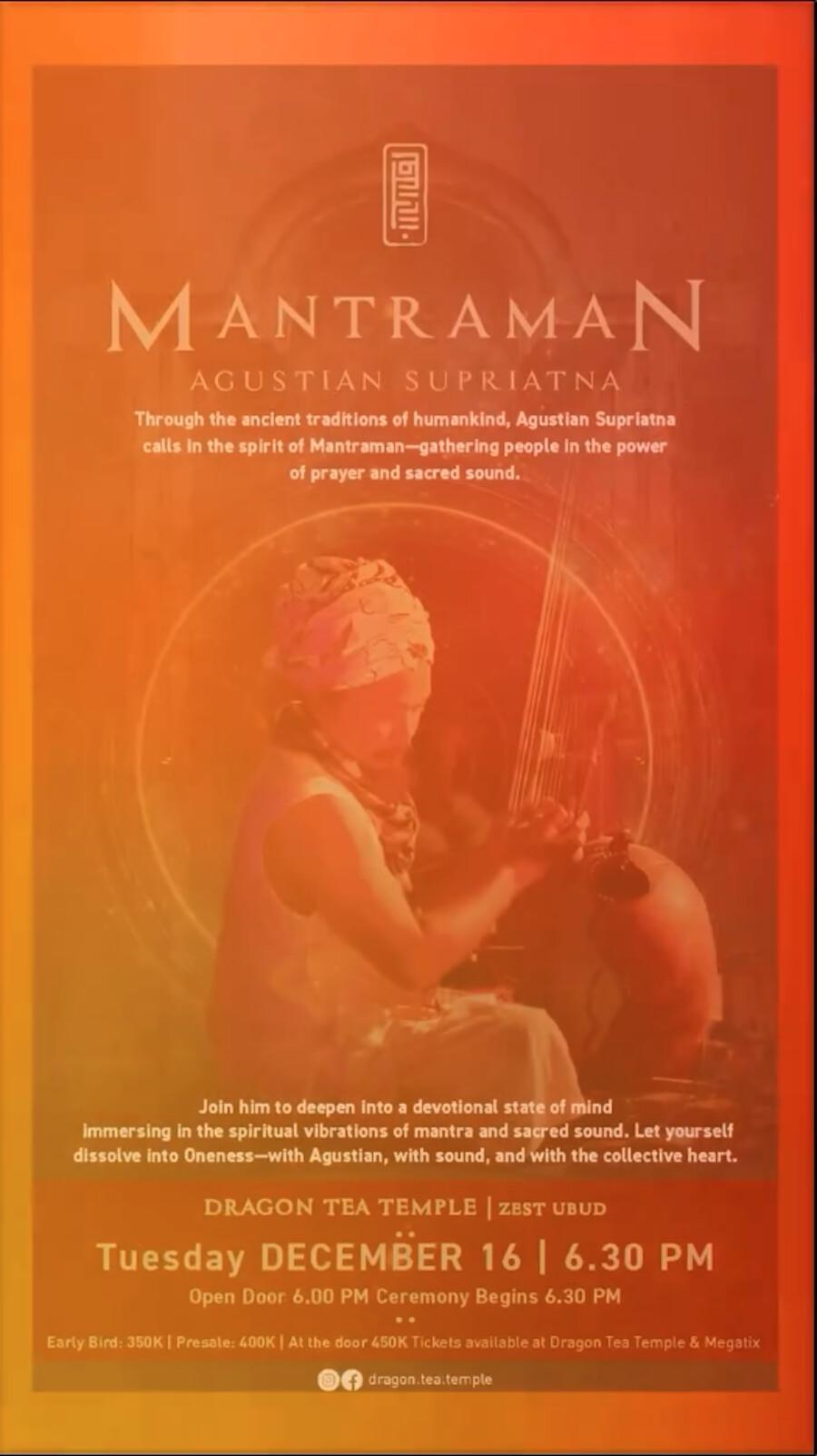 Mantraman at Dragon Tea Temple