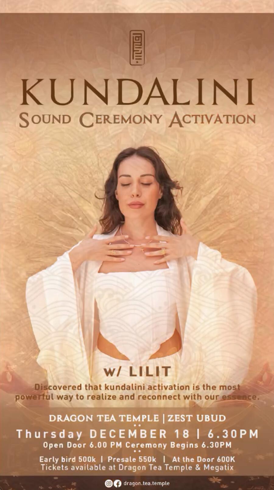 Kundalini Sound Ceremony Activation at Dragon Tea Temple