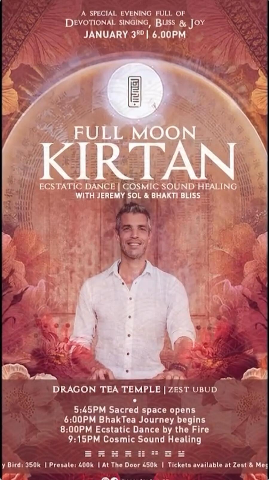 Full Moon Kirtan at Dragon Tea Temple Full Moon Kirtan at Dragon Tea Temple