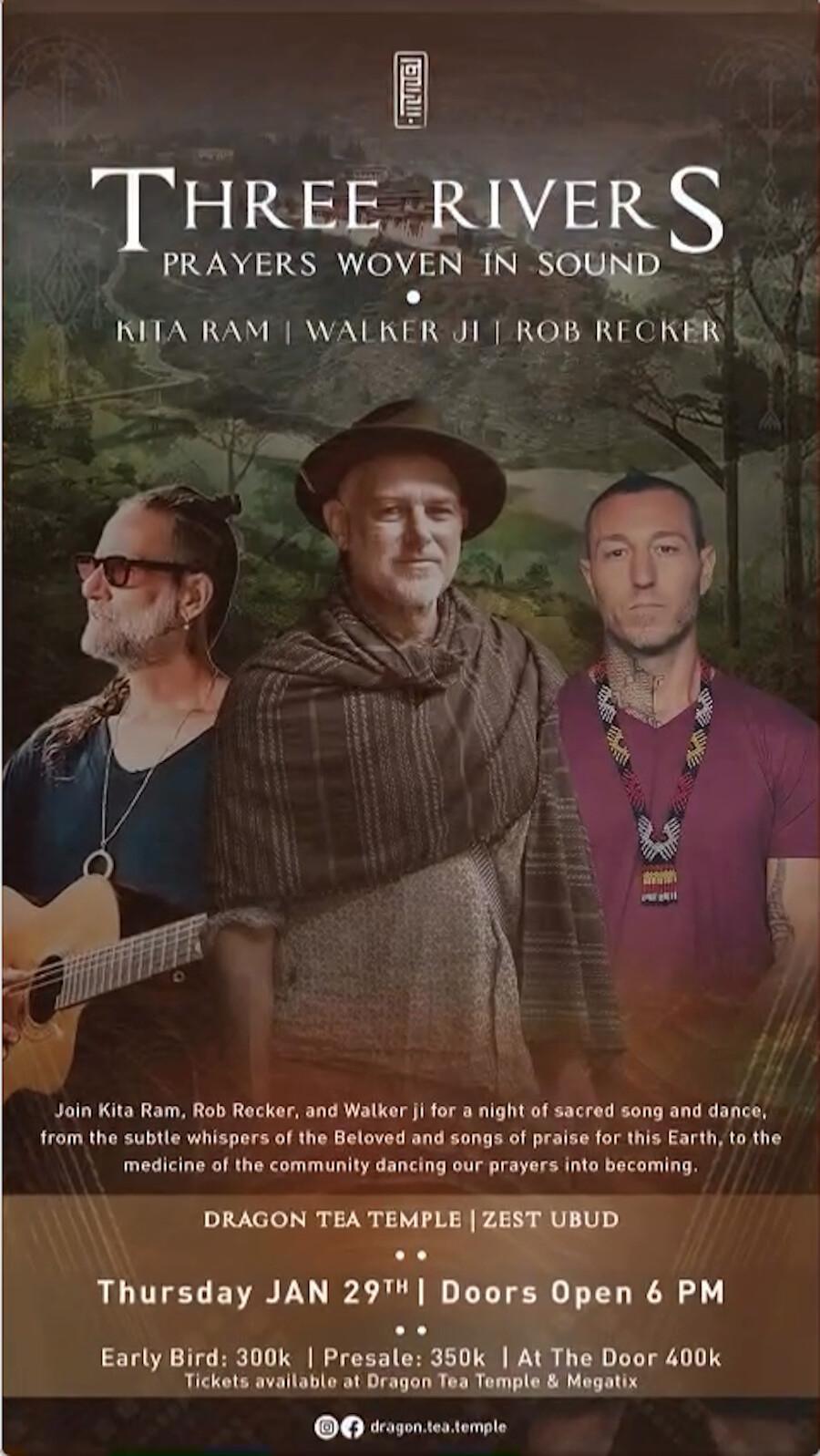 Three Rivers at Dragon Tea Temple Three Rivers at Dragon Tea Temple