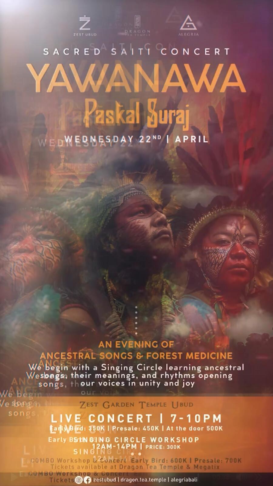 Sacred Saiti Concert at Dragon Tea Temple