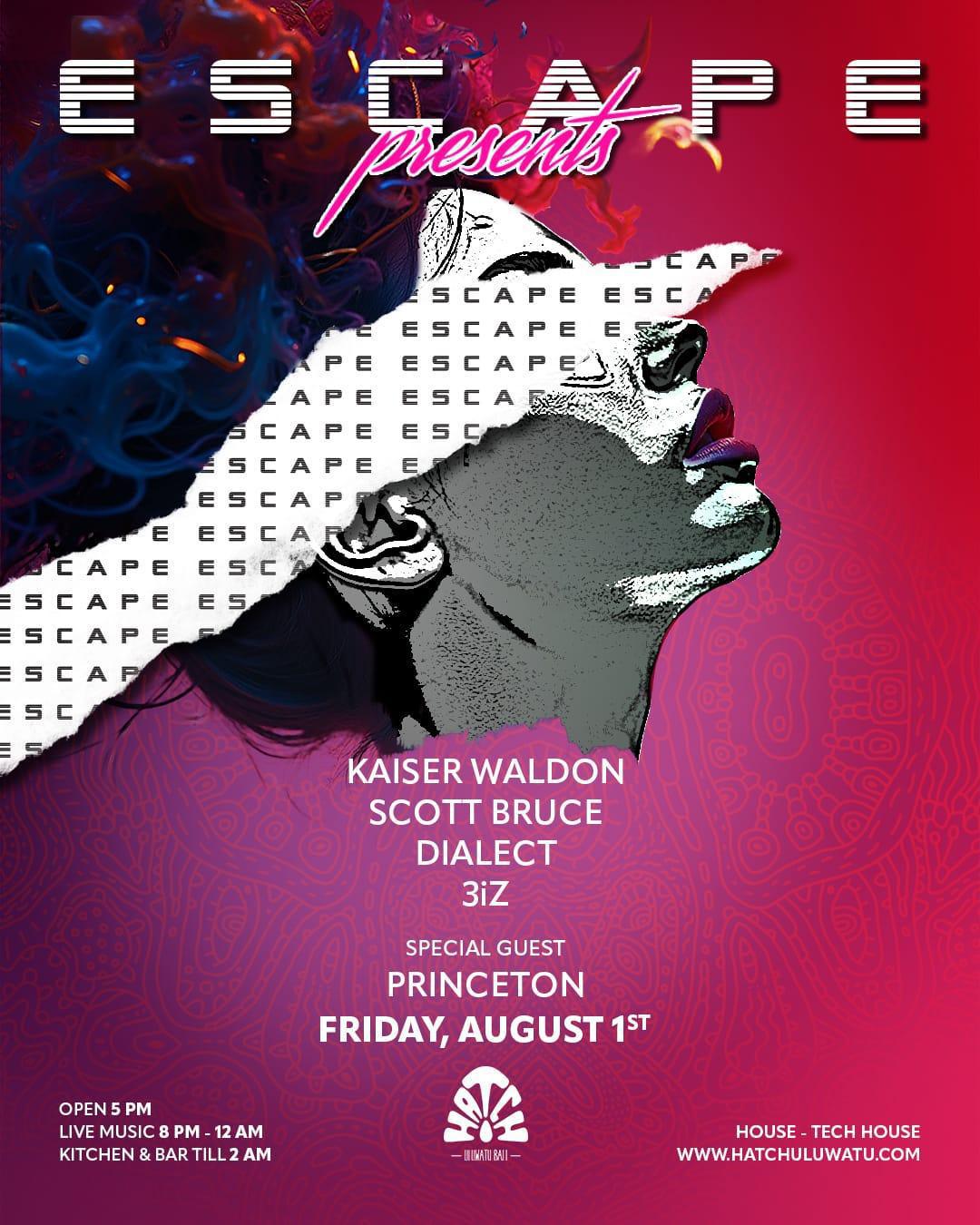 Escape Presents at Hatch Uluwatu