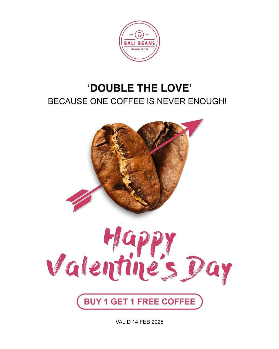 Double The Love at Bali Beans Coffee & Co