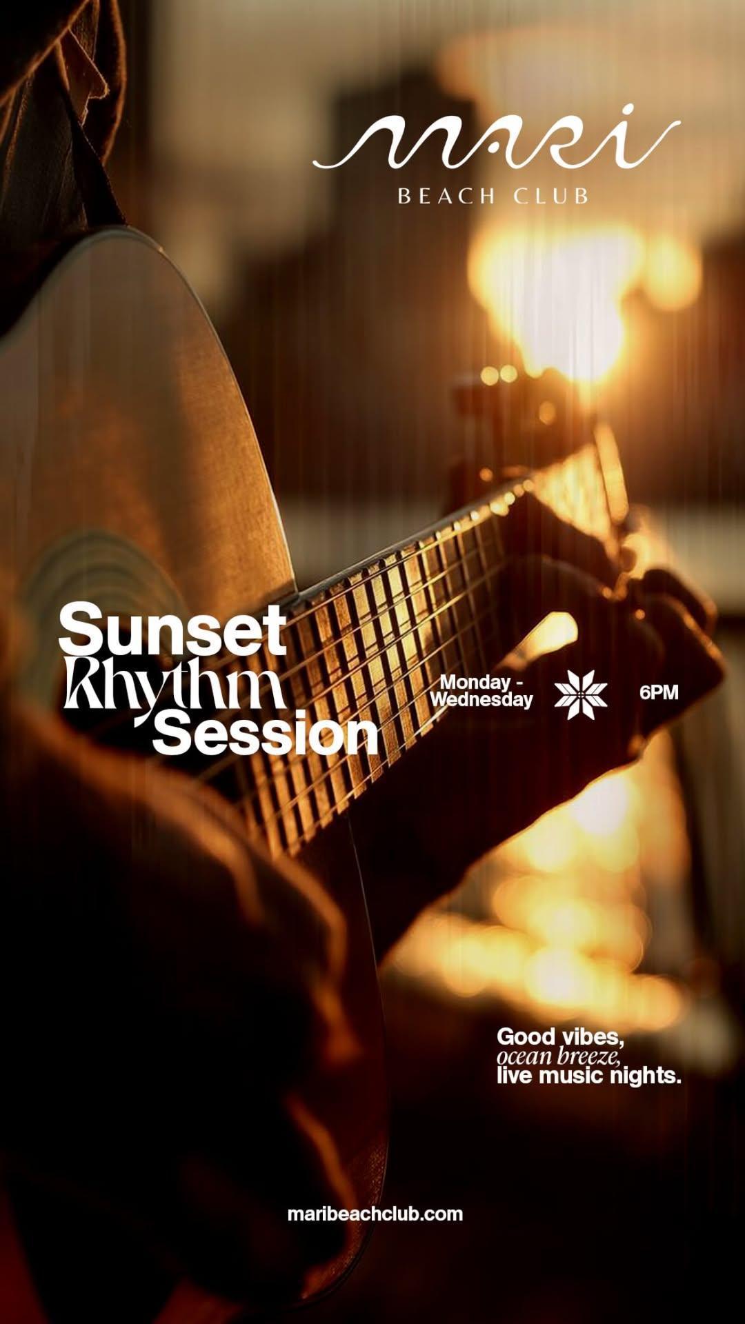Sunset Rythm Session at Mari Beach Club