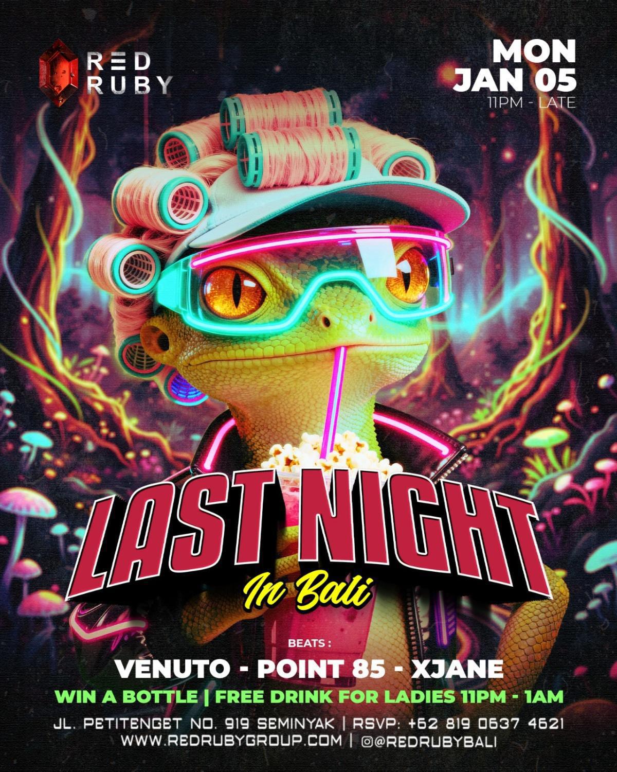 Last Night in Bali At Red Ruby