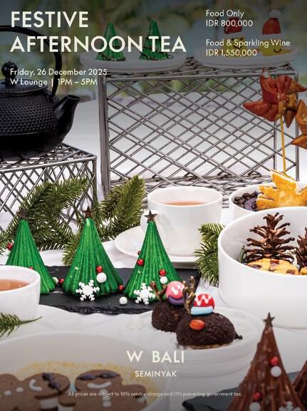 Christmas and NYE Dinner at W Bali Seminyak