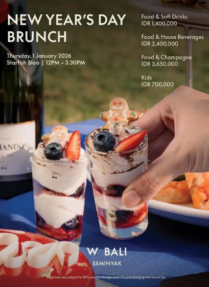 Christmas and NYE Dinner at W Bali Seminyak