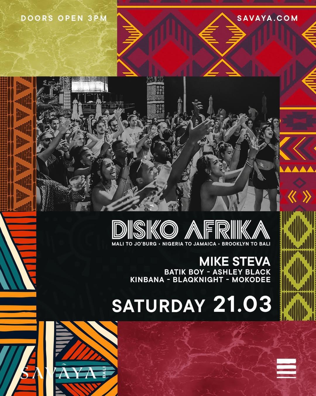 Disko Afrika at Savaya Bali