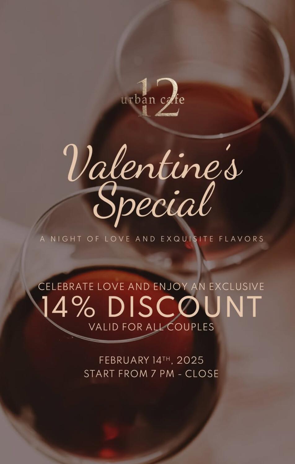 Valentine's Special at Twelve Bali