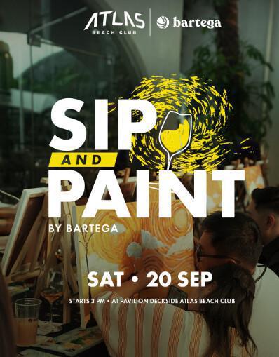 Sip and Paint at Atlas Beach Club