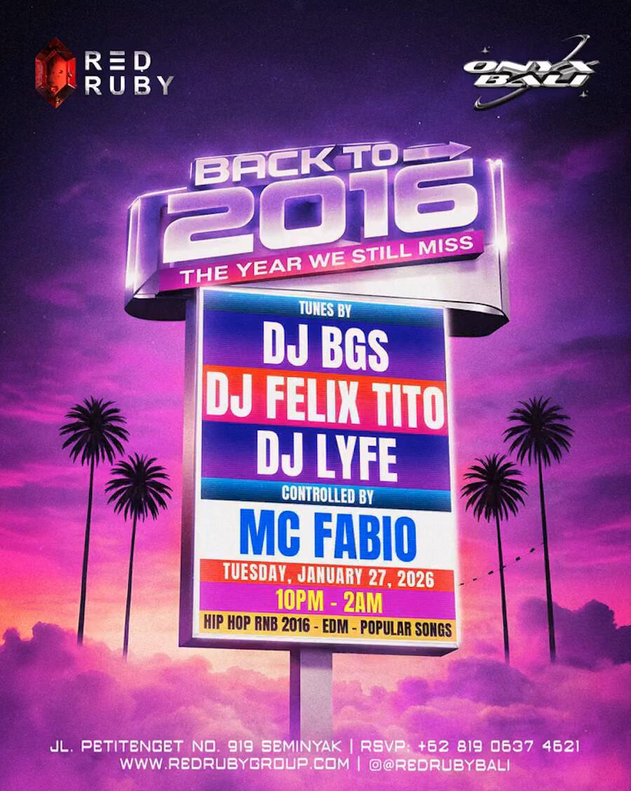 Back to 2016 at Red Ruby Back to 2016 at Red Ruby