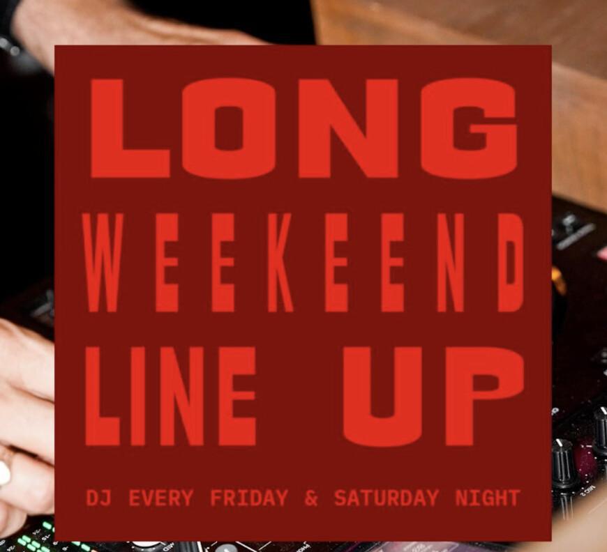 long weekend line up at Longtime Bali