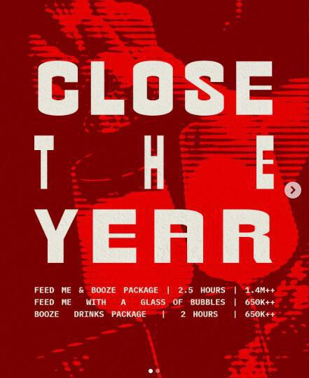 NYE at Longtime Bali