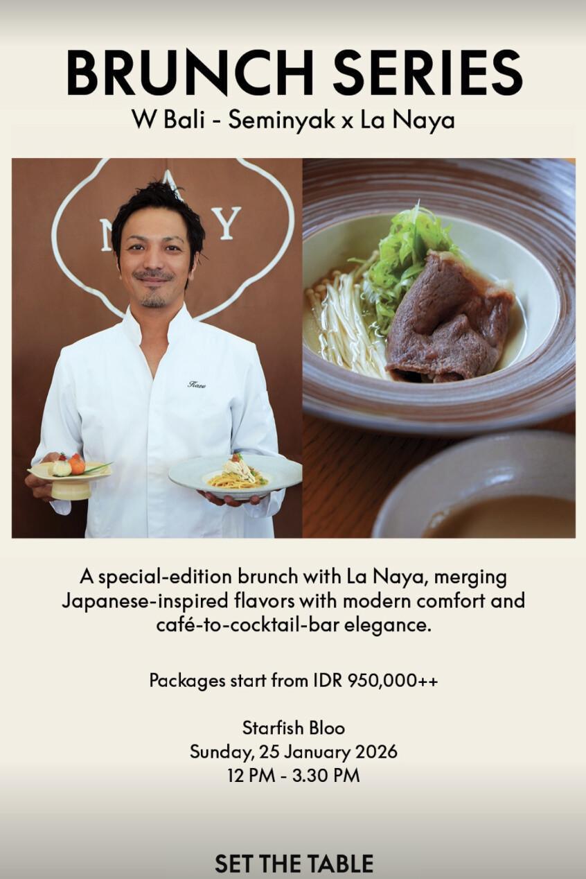 Brunch series at W Bali - Seminyak
