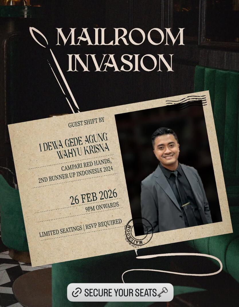 Mailroom Invasion at The Mailroom Bali 