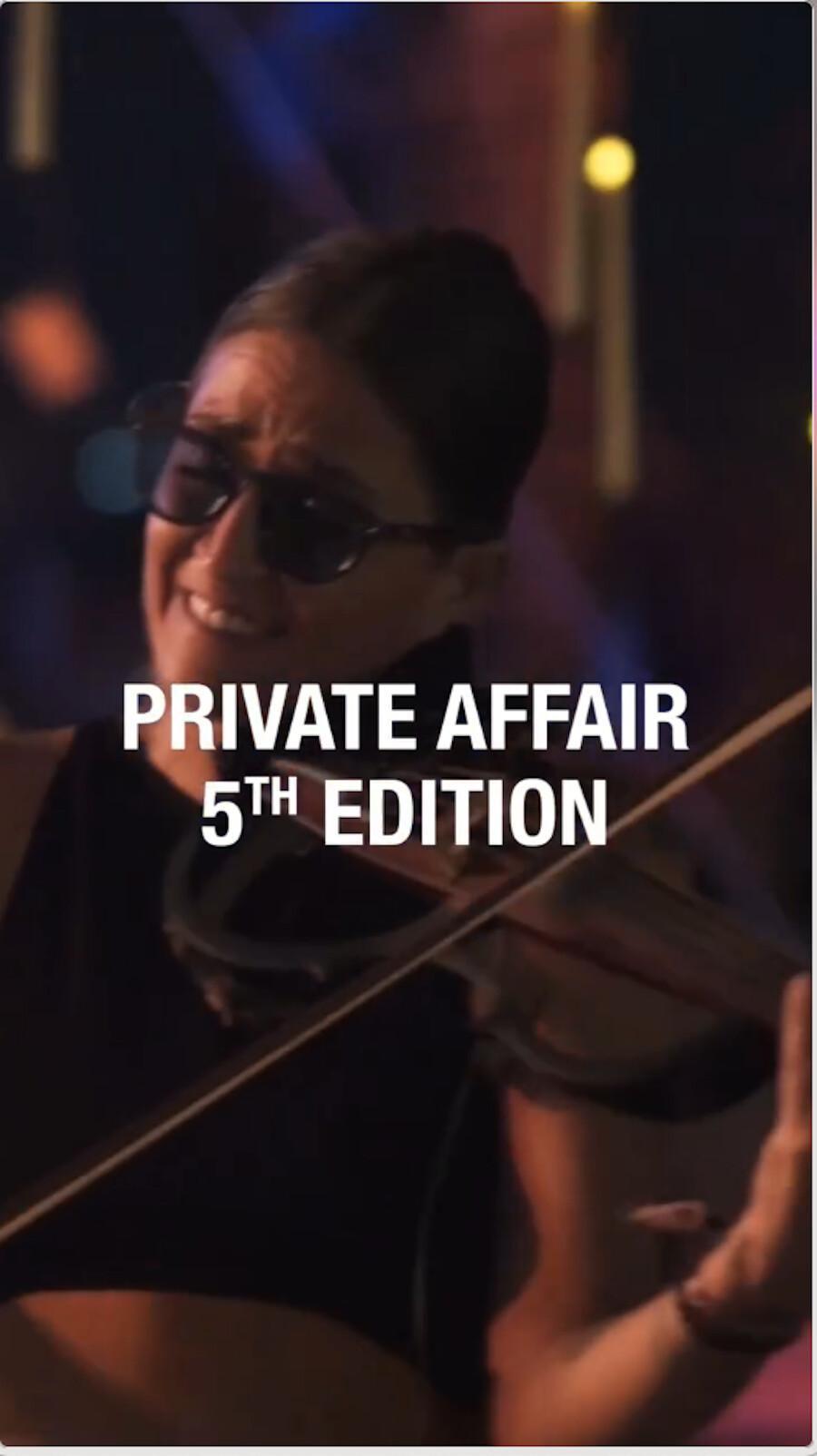 Private Affair 5th Edition at Morabito Art Villa