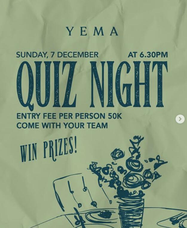Quiz Night at Yema Kitchen