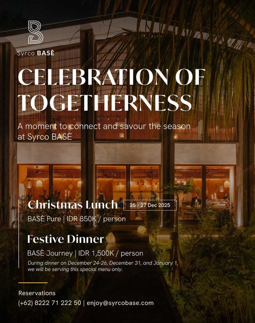 Celebration of togetherness at Syrco Base Bar