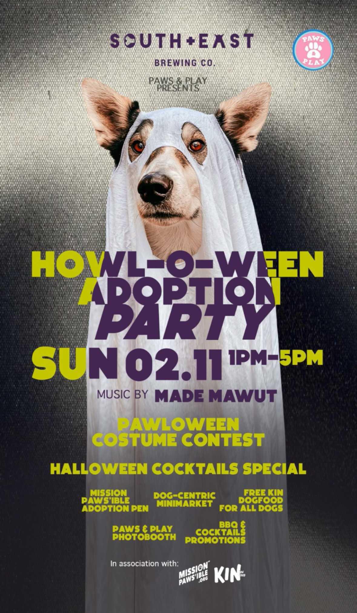 halloween Adoption Party at South East Brewing