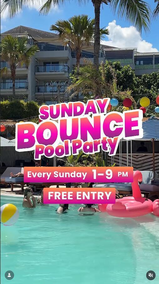 Sunday Bounce Pool Party at Cocoon Seminyak Sunday Bounce Pool Party at Cocoon Seminyak