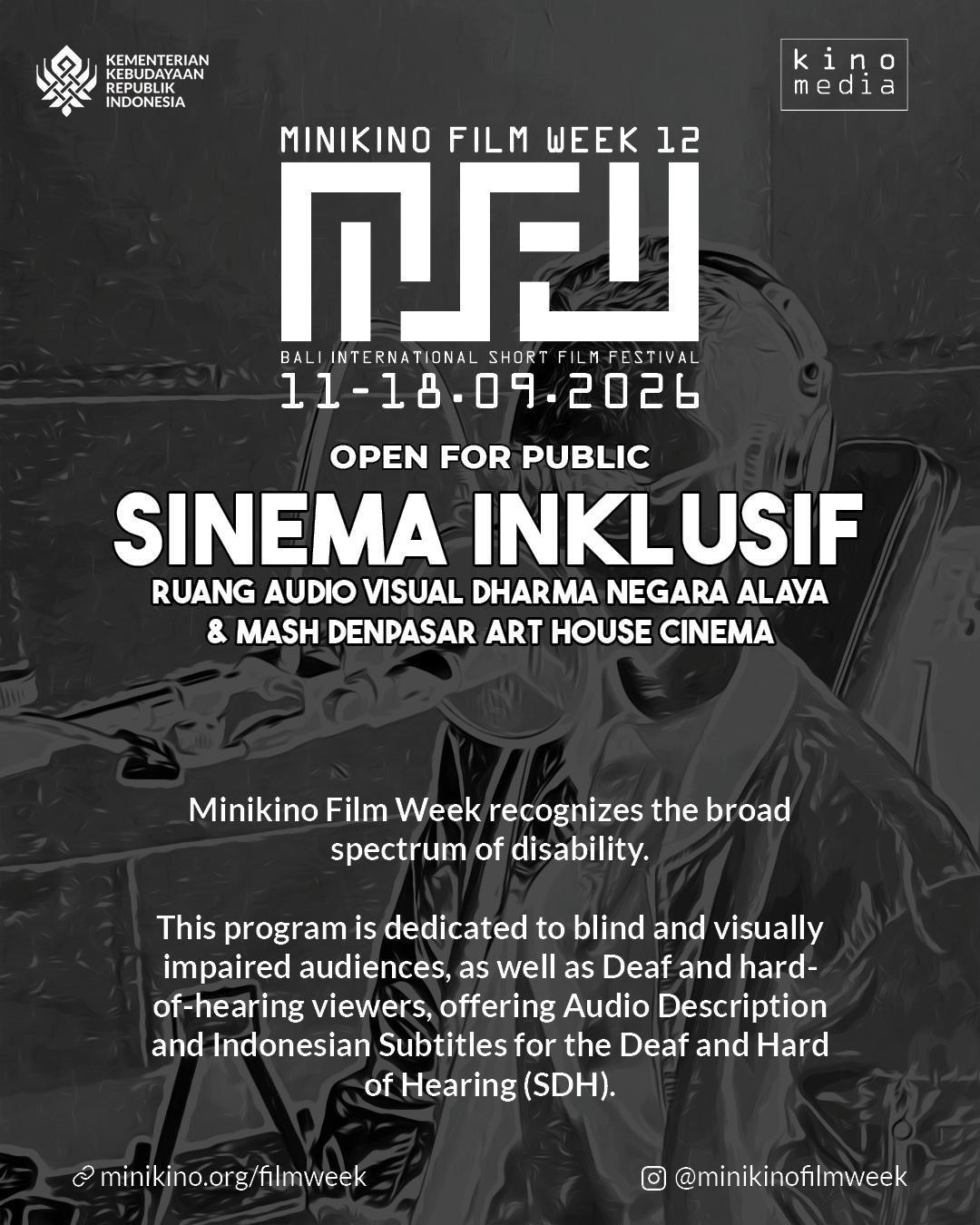 Minikino Film Week 12 at Mash Denpasar
