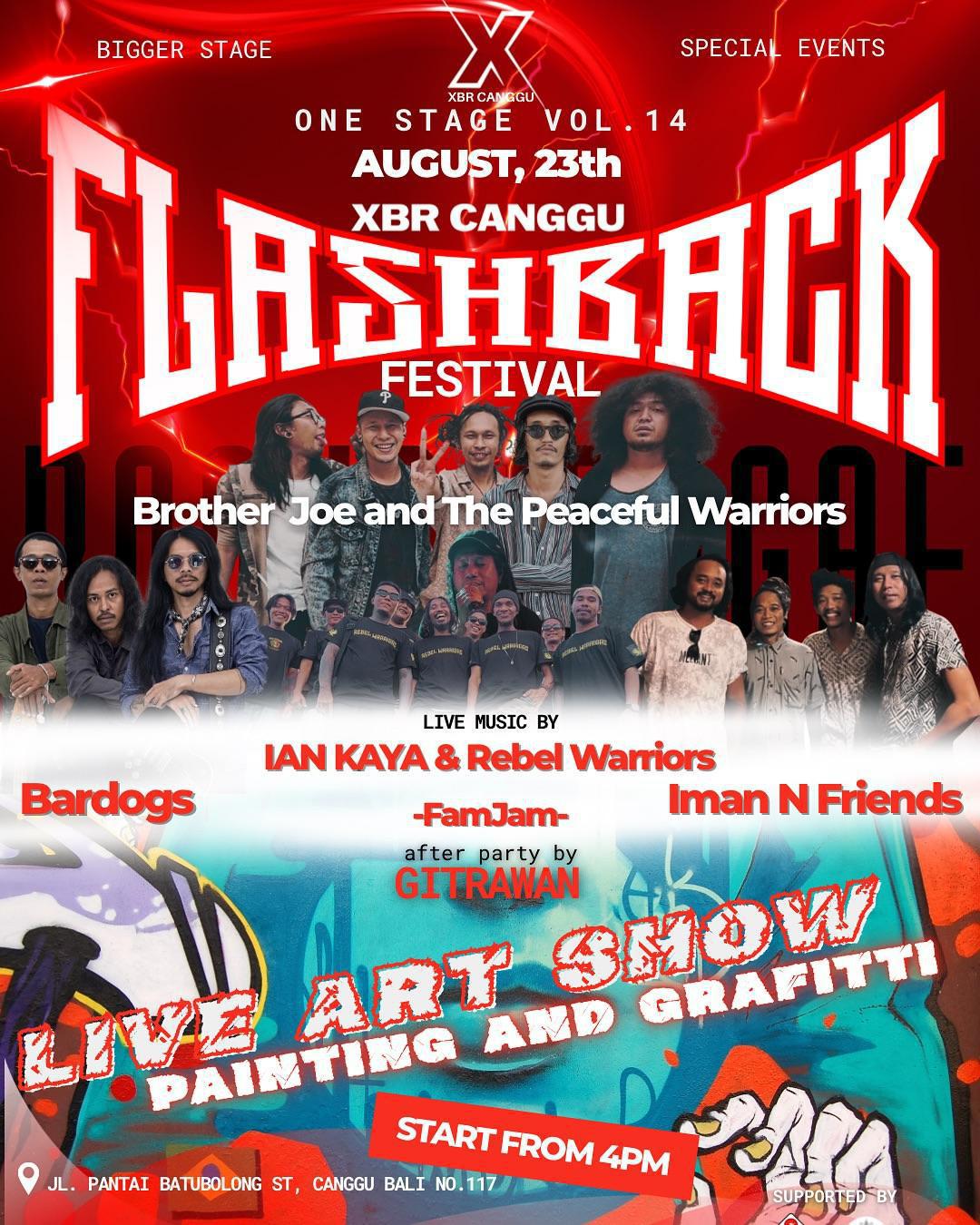 FLASHBACK FESTIVAL Vol. 14 at XBR Canggu