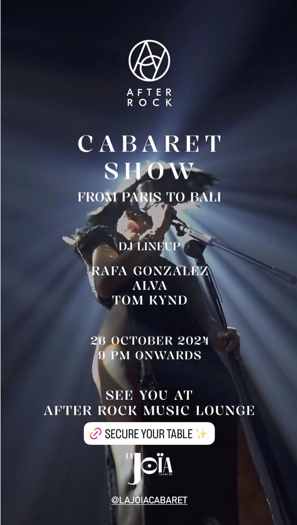 Cabaret Show at After Rock Bali