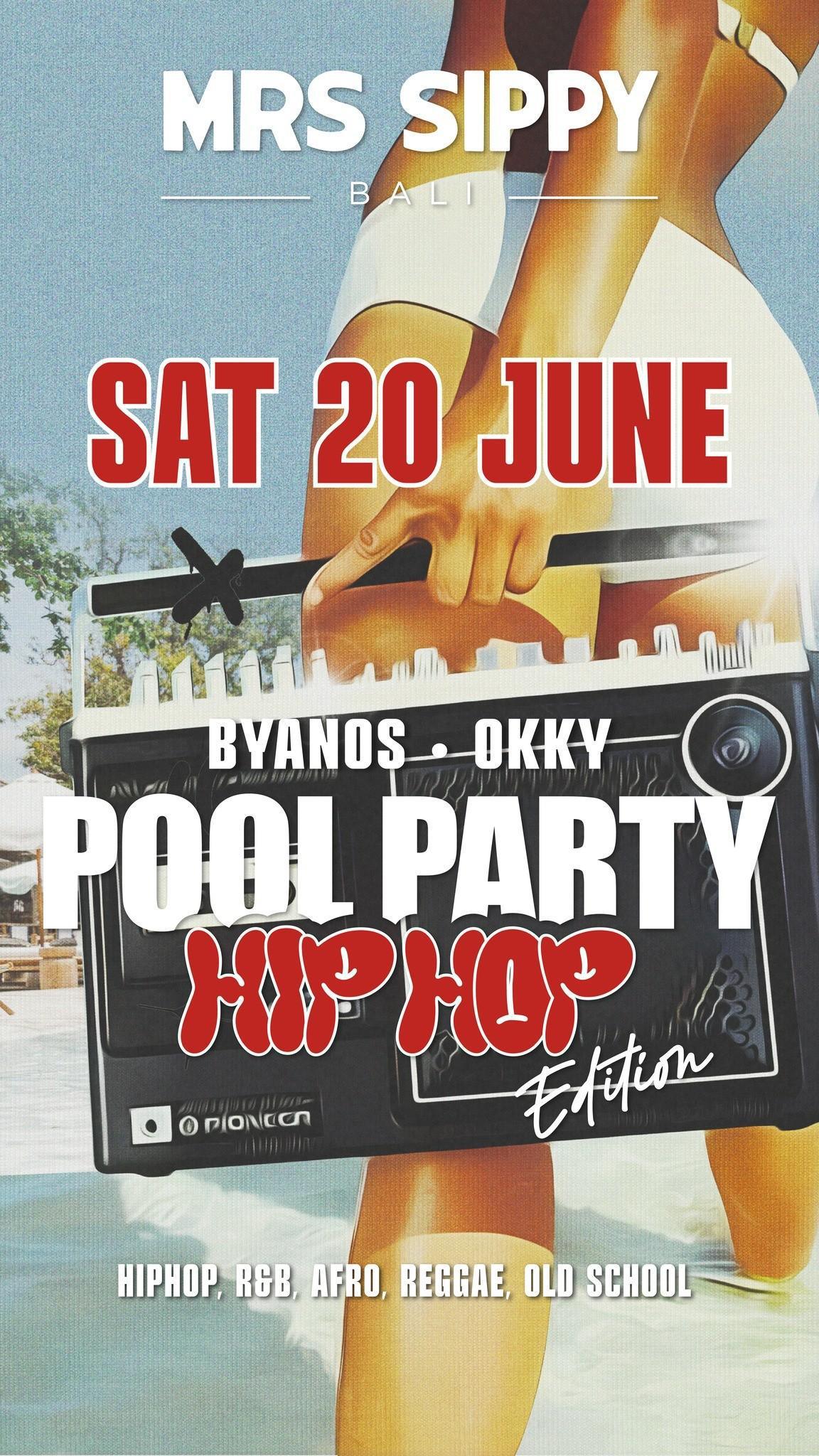 Pool Party Hip Hop Edition at Mrs Sippy Bali 