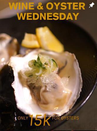 Wine and Oyster Wednesday at One Eyed Jack