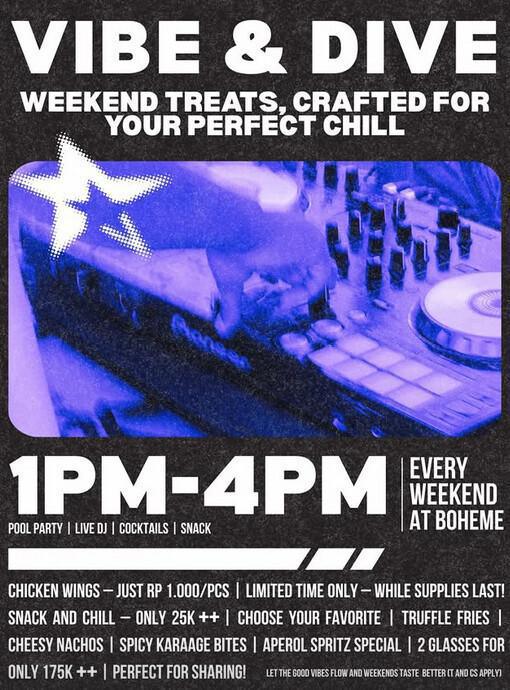 Vibe & Dive at Boheme Canggu