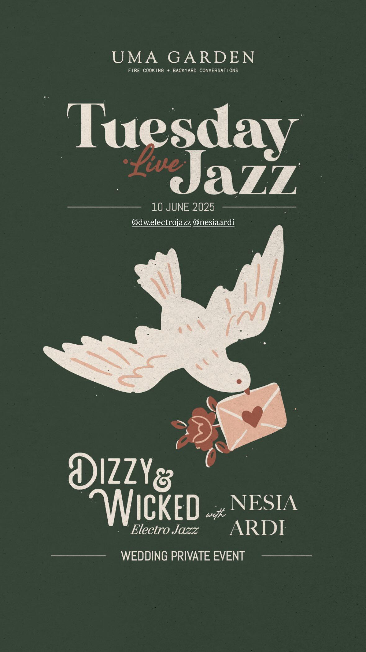 Tuesday live jazz at Uma Garden