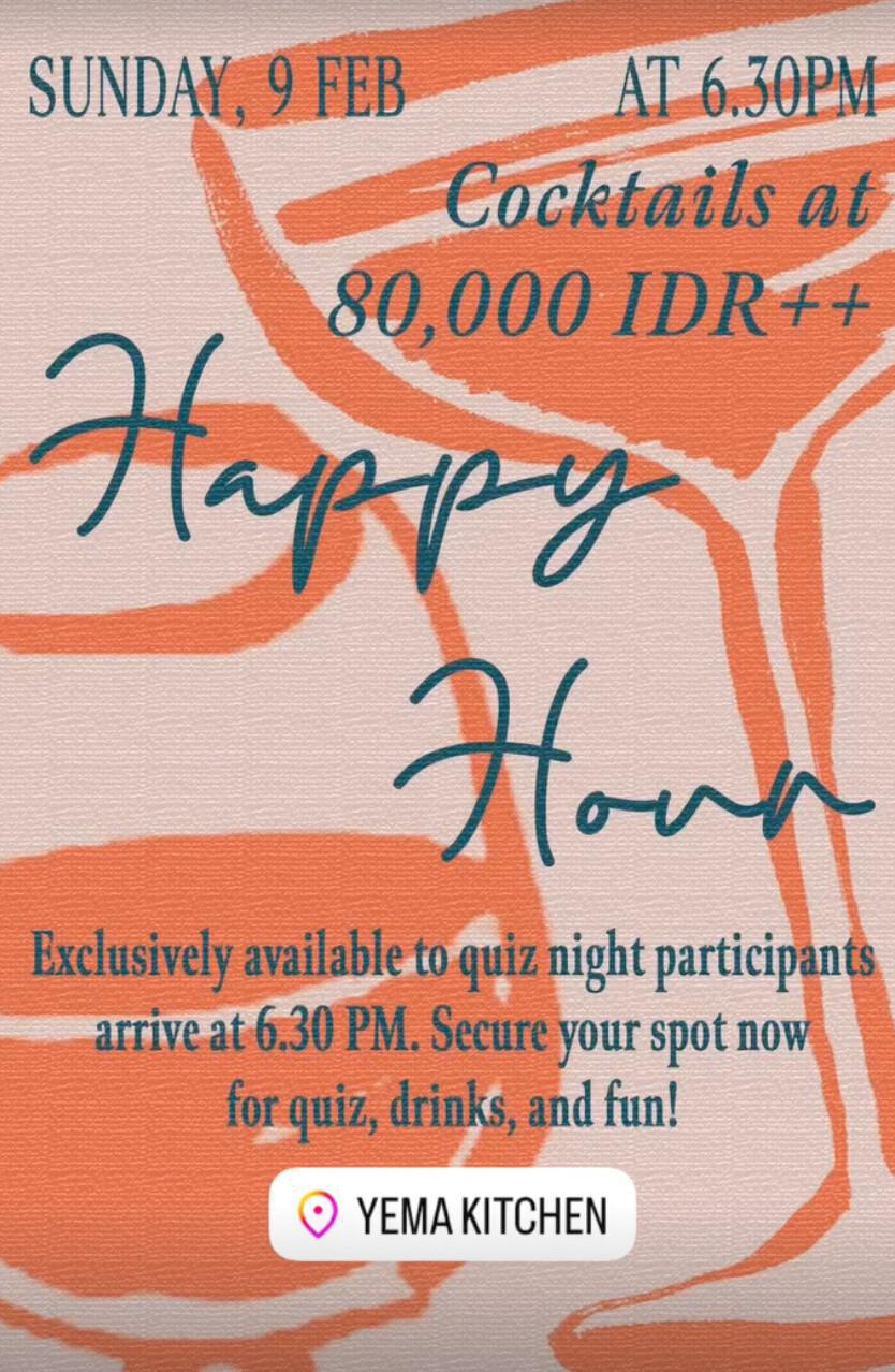 Happy Hour at Yema Kitchen
