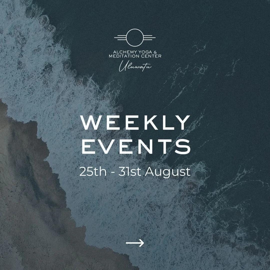  This Week at Alchemy Uluwatu