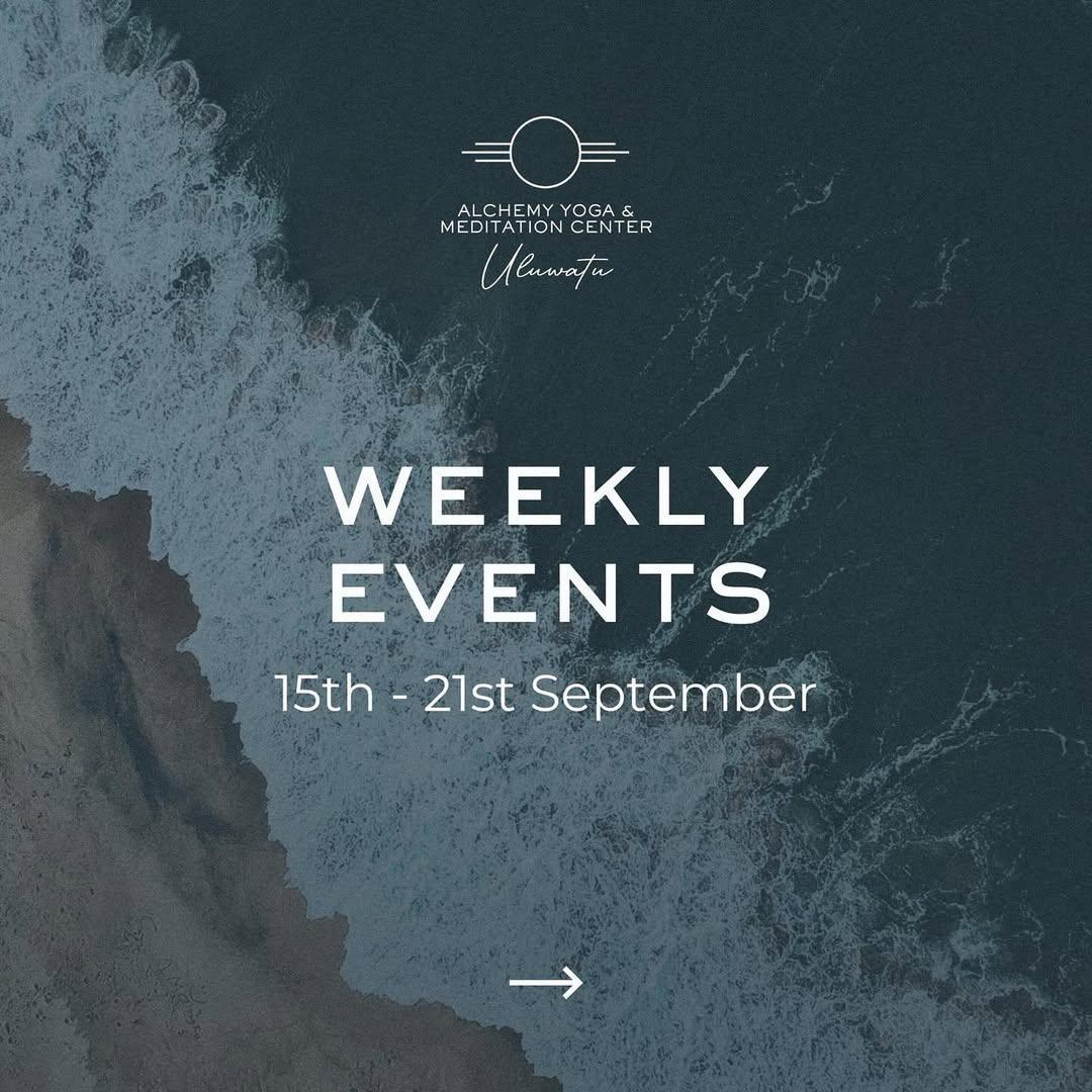  This Week at Alchemy Uluwatu
