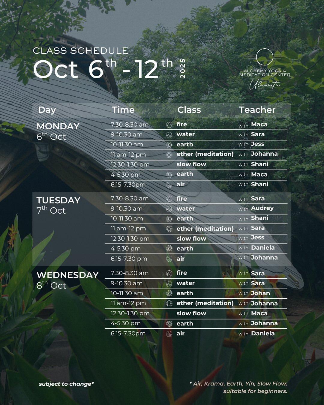  This Month at Alchemy Uluwatu