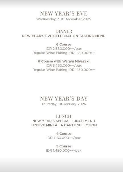 Festive Dinner at Mauri Restaurant