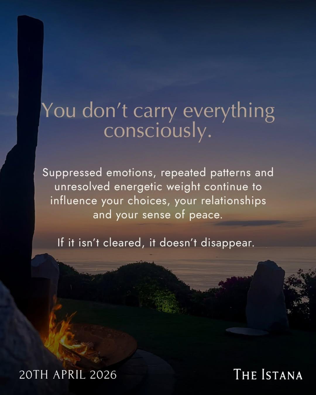 The Karmic Cleanse Workshop at The Istana The Karmic Cleanse Workshop at The Istana