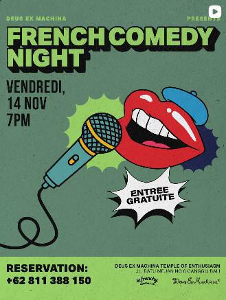 FRIDAY COMEDY NIGHT at Deus Ex Machina 