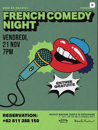 FRIDAY COMEDY NIGHT at Deus Ex Machina 