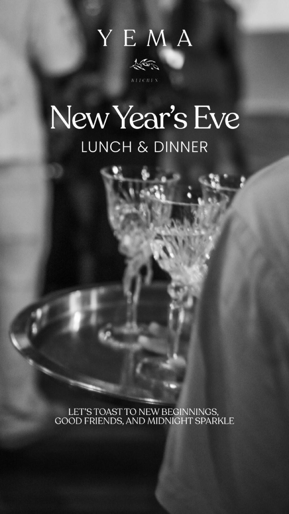 New Year's Eve at Yema Kitchen
