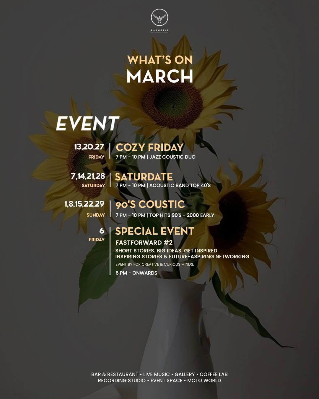 March at Biji World Bali