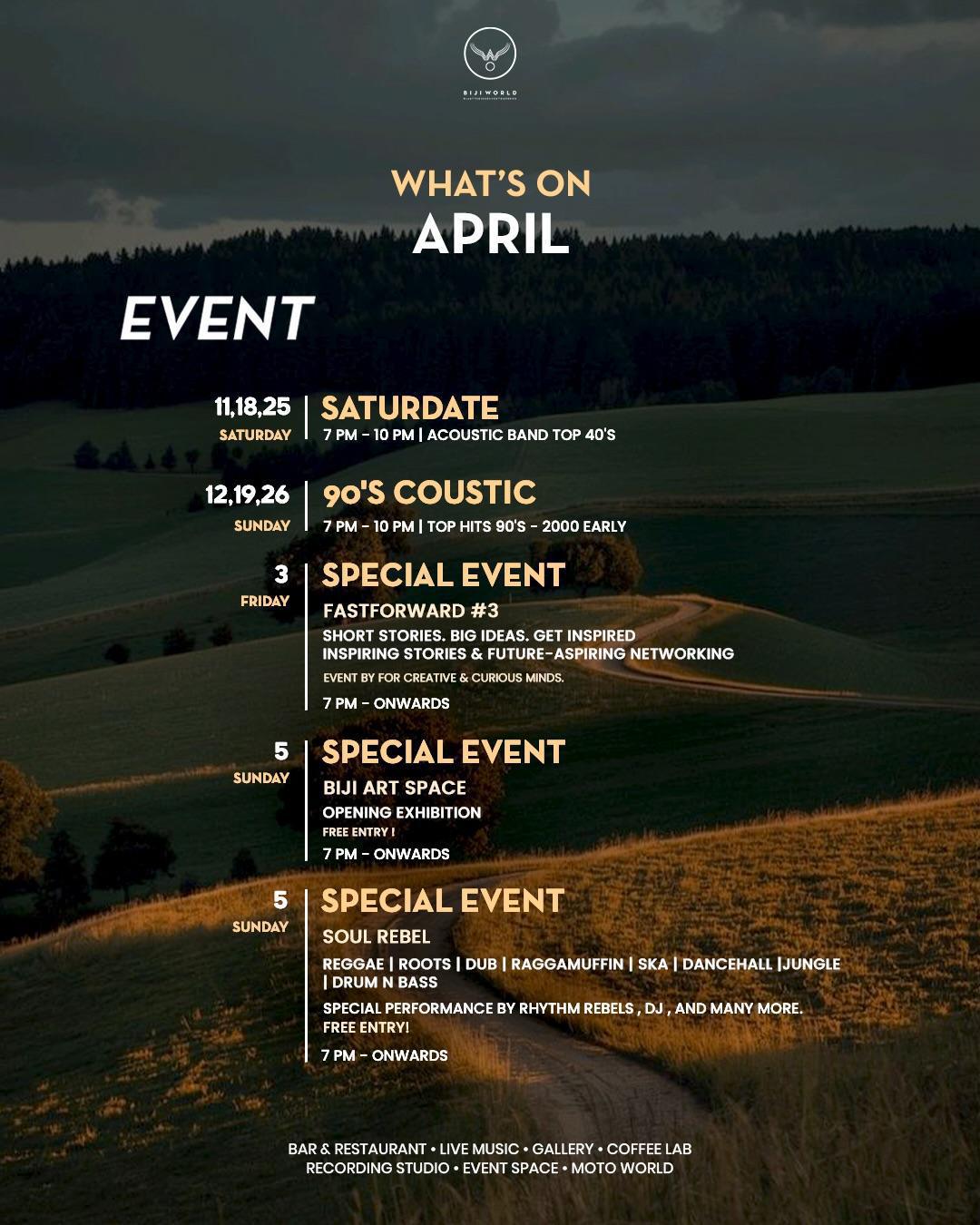 April at Biji World Bali