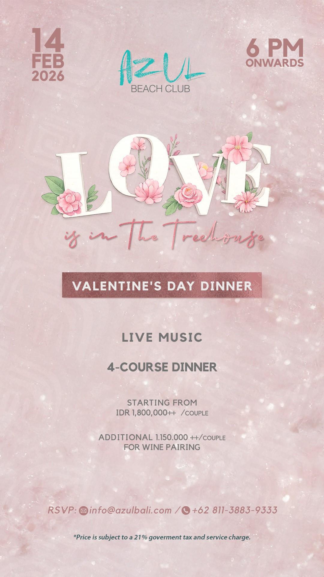 Valentine's Day at Azul Beach Club 