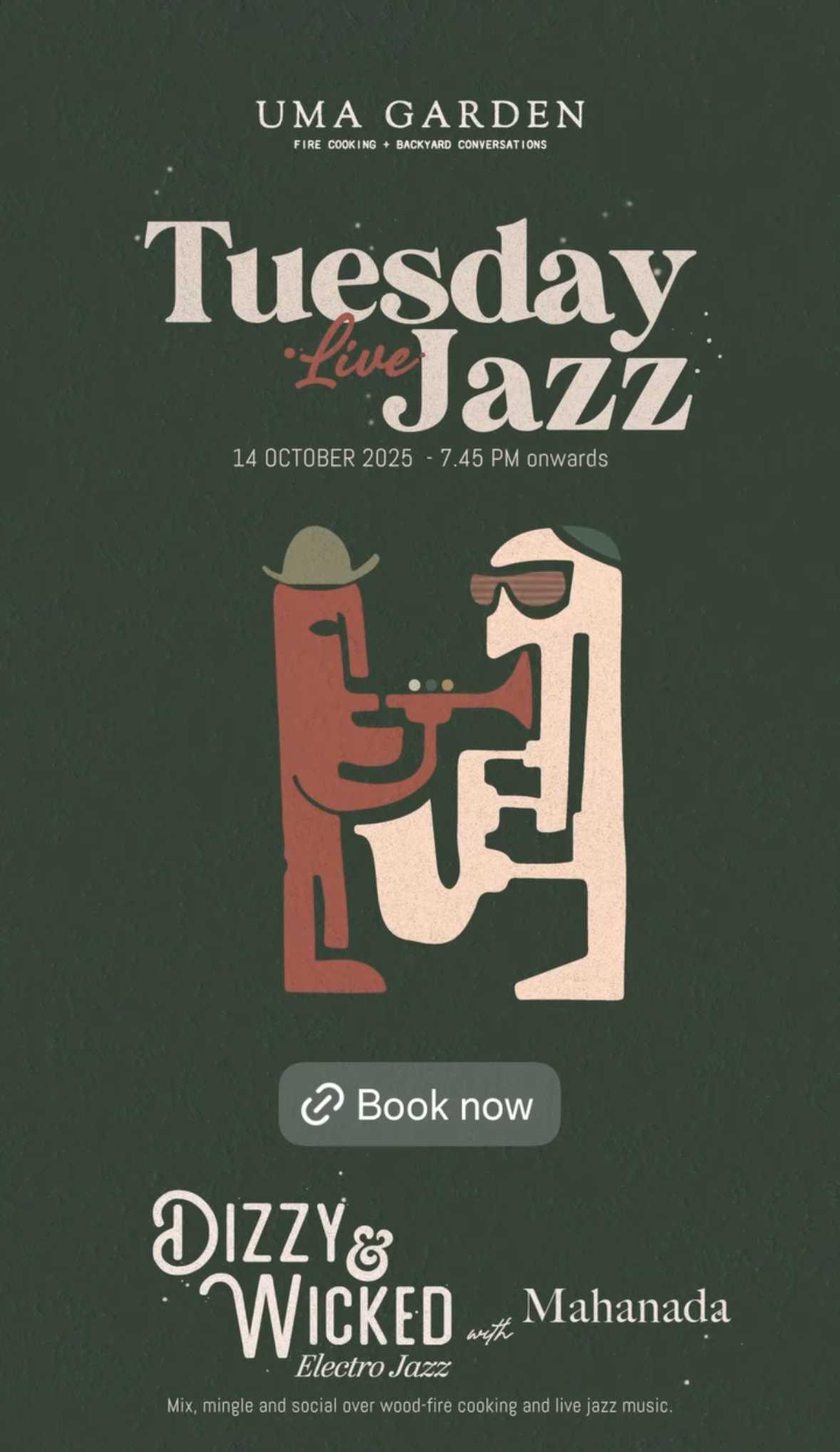 Tuesday Live Jazz at Uma Garden