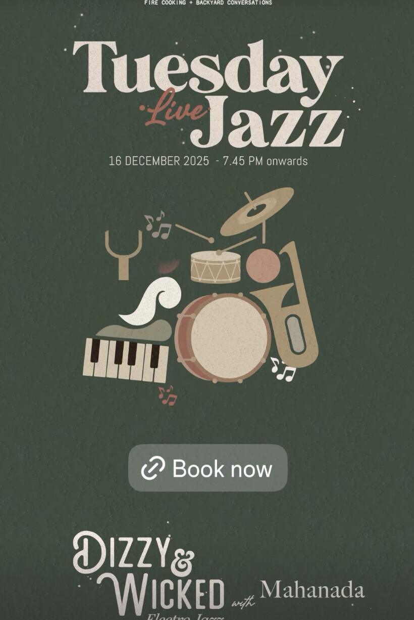 Tuesday Live Jazz at Uma Garden