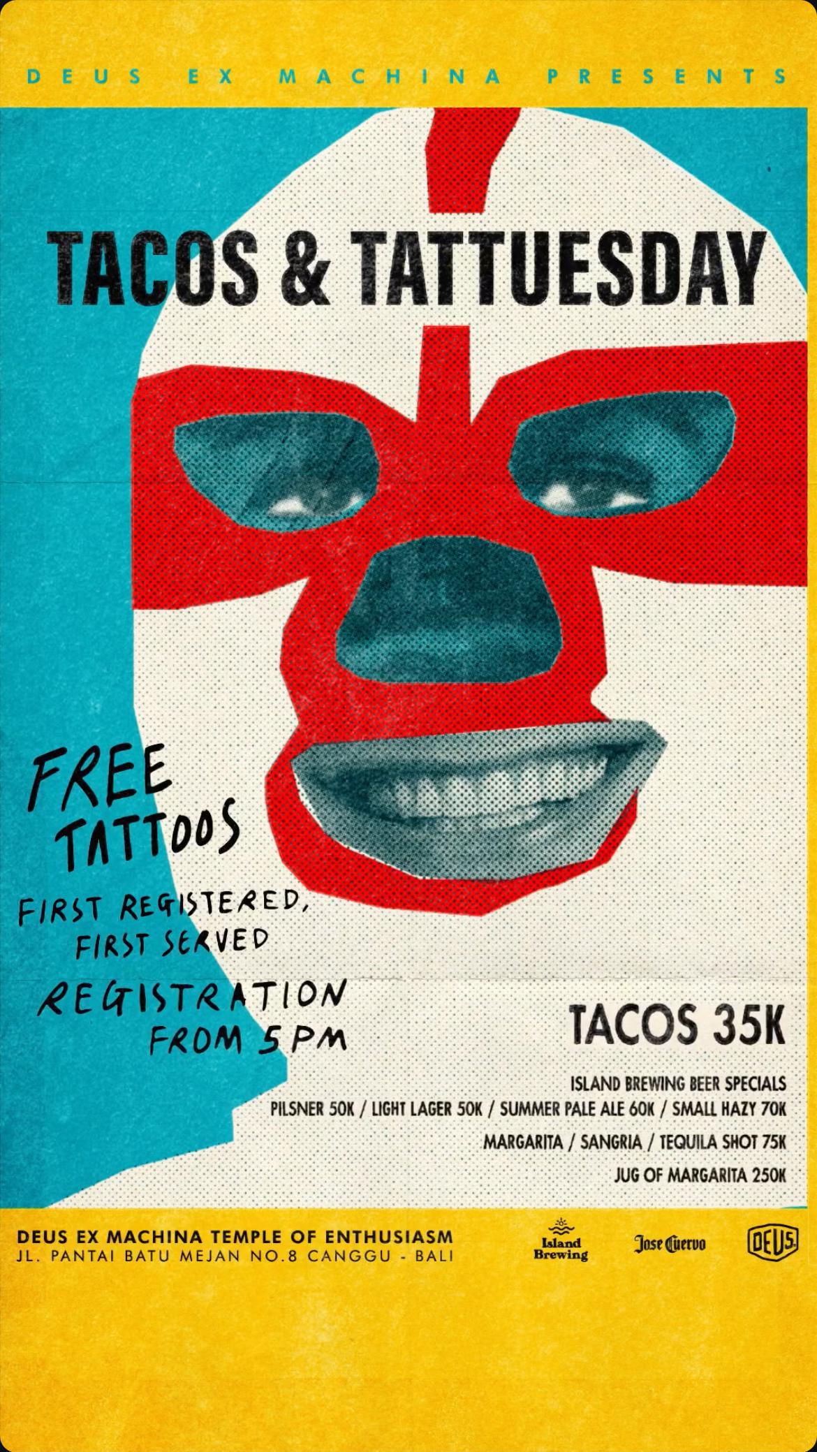 Tacos & Tattuesday at Deus Ex Machina Canggu