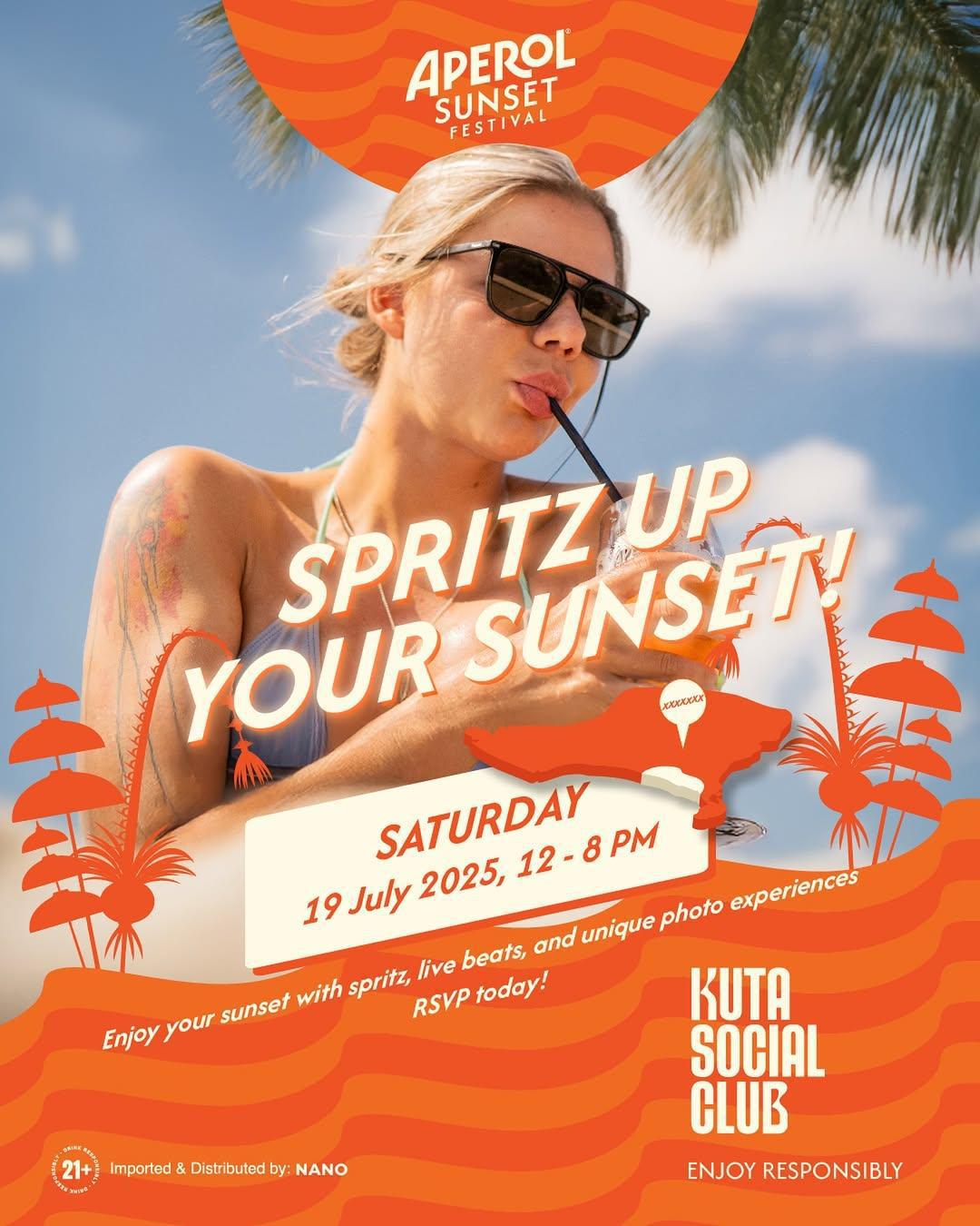 Aperol Sunset Festival at Kuta Social Club 